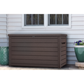 Ontario 870L Cushion Box Brown - Bargain Beds