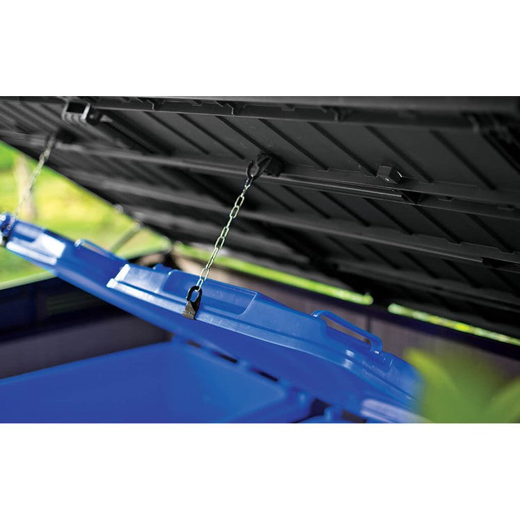 Keter 6 x 3 Oakland Grande Store Heavy Duty Plastic Shed – Grey - Bargain Beds