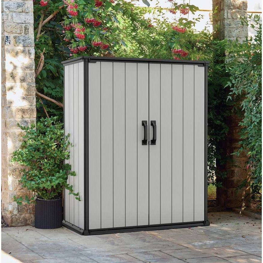 Keter Premier 4 x 2 Tall Plastic Storage Unit - Bargain Beds