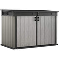 Keter 6 x 3 Oakland Grande Store Heavy Duty Plastic Shed – Grey - Bargain Beds