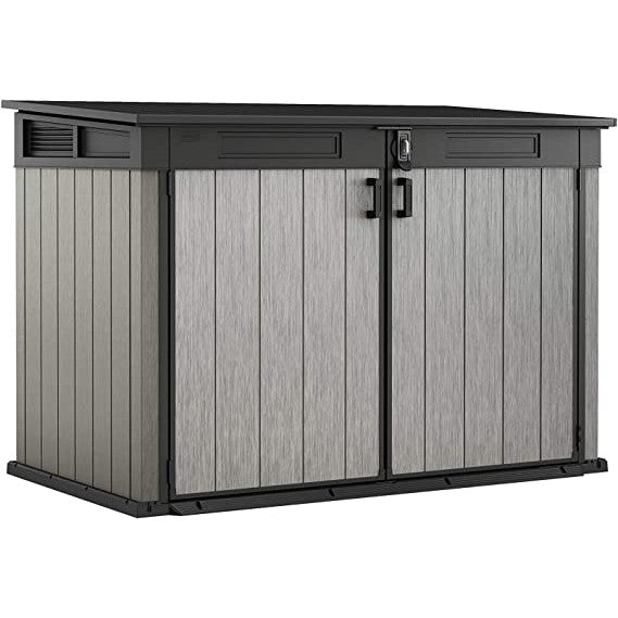 Keter 6 x 3 Oakland Grande Store Heavy Duty Plastic Shed – Grey - Bargain Beds