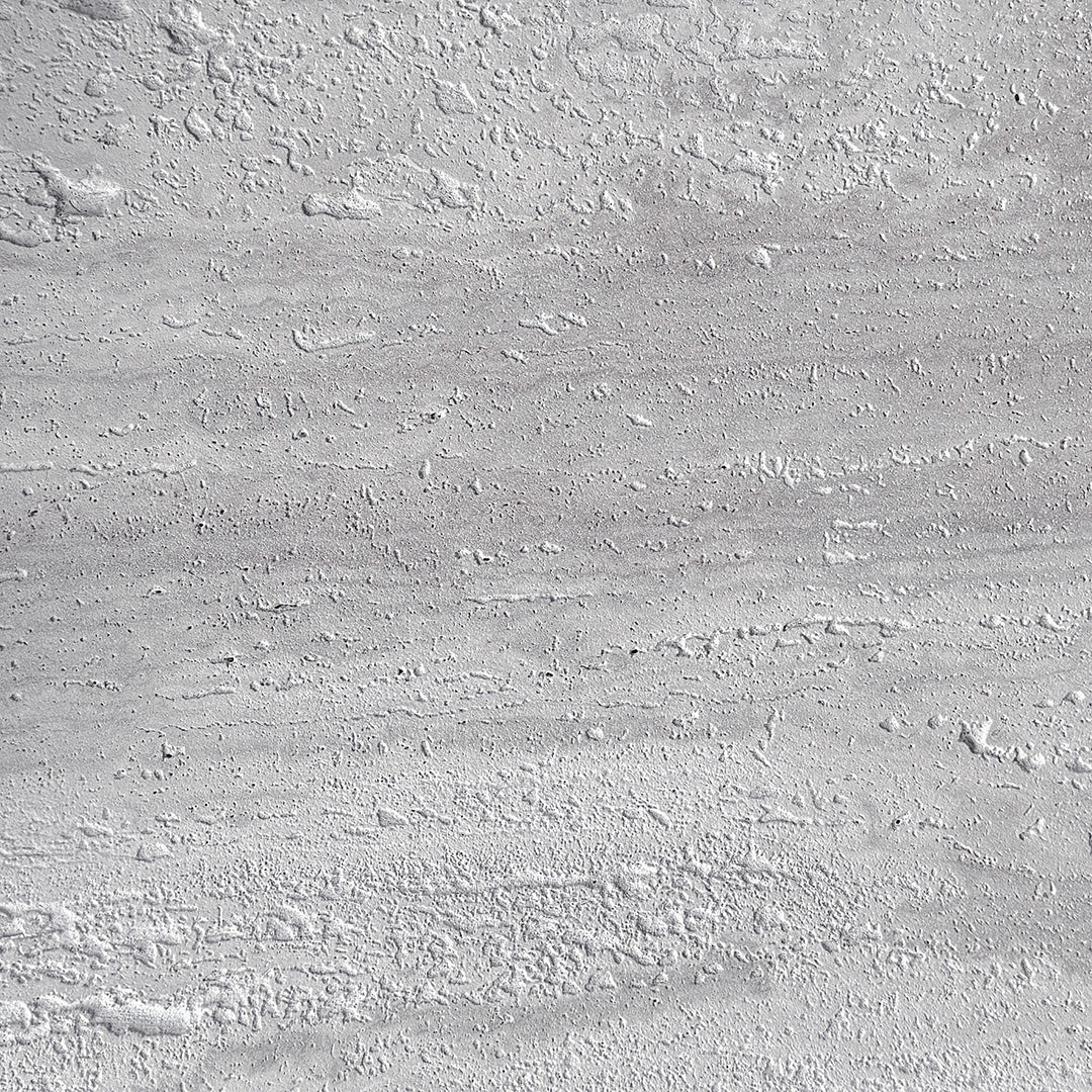 Porto Travertine Side Table, Grey - Bargain Beds